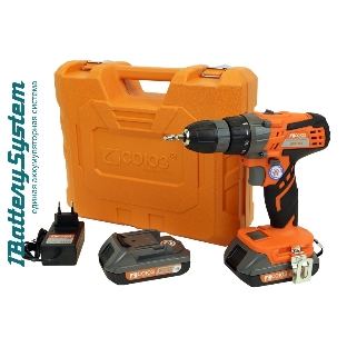 Дрель аккумуляторная СОЮЗ ДШС-18К 18 В, 1BatterySystem, 2 акк. 2 Ач