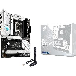 Материнская плата ASUS ROG STRIX B660-A GAMING WIFI D4, LGA 1700, Intel B660, 4xDDR4, 4xSATA, 3xM.2, 1xPCIe 5.0 x16, 1xPCIe 3.0 x4, 2xPCIe x1, 1xHDMI, 1xDP, 1x 2.5Gb LAN, 4xUSB 2.0, 2xUSB 3.2 Gen 1, 1xUSB-A 3.2 Gen 2, 1xUSB-C 3.2 Gen 1, 1xUSB-C 3.2 Gen 2x2, 5x3.5 мм, 7.1, ATX