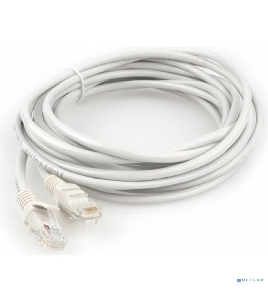 Патч-корд CCA light UTP Гарнизон PC-UTP-5e-5 cat.5e, 5м, литой, многожильный серый