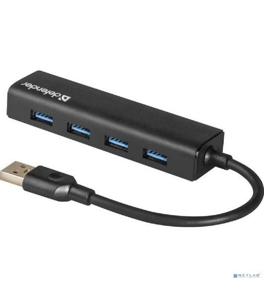 USB-концентратор Defender Quadro Express, USB 3.0, USB 4 порта, USB