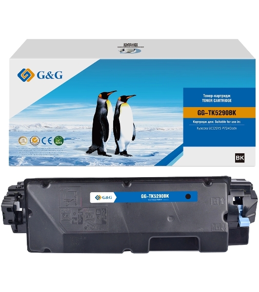 Картридж лазерный G&G GG-TK5290BK (TK5290BK) черный (17000 стр.) для Kyocera ECOSYS P7240cdn