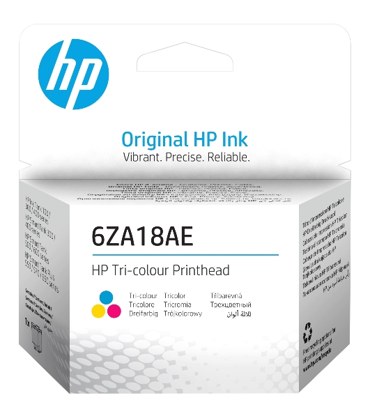 Печатающая головка HP 6ZA18AE многоцветный для HP InkTank 100/300/400 SmartTank 300/400/500/600 SmartTankPlus 550/570/650