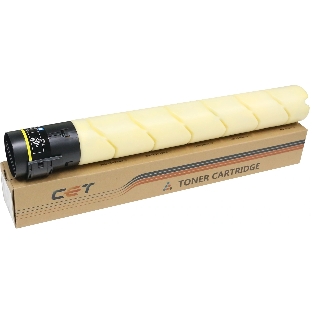 Картридж лазерный CET (NF8) TN-221Y для Konica Minolta Bizhub C227/C287 Yellow, 467г, 21000 стр.