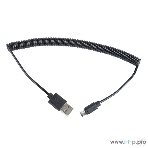 Кабель Cablexpert USB2.0 Pro, AM/microBM 5P, 1.8м, витой, черный, пакет (CC-mUSB2C-AMBM-6), фото4