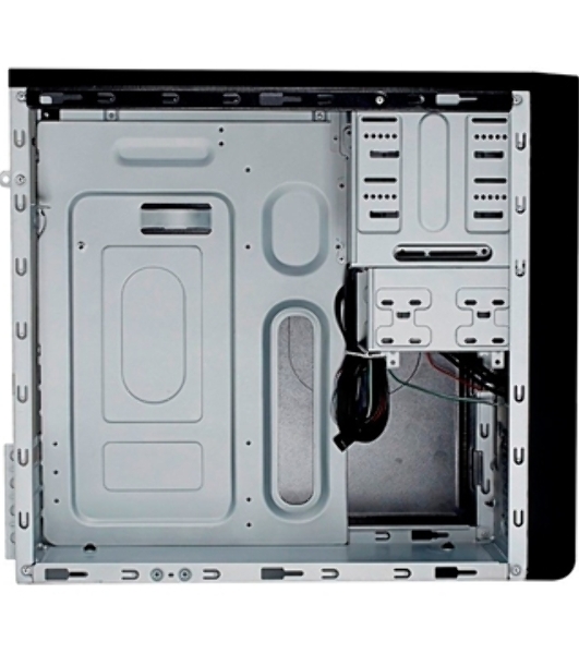 Компьютерный корпус InWin POWERMAN ES701BK USB 3.0 (Mini Tower, mATX, 450W PM-450ATX, USB 3.0x2, USBx2 + Audio, черный)