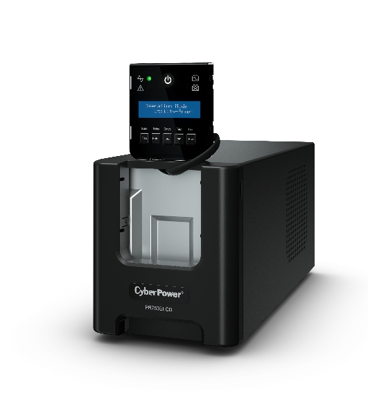 Источник бесперебойного питания CyberPower PR750ELCD 750 ВА/675 Вт/USB/RJ-11/RJ-45/6 x IEC 320 C13 (компьютерная)