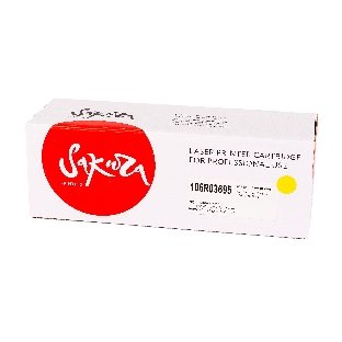 Картридж лазерный Sakura 106R03695 для Xerox Phaser 6510, WC 6515, желтый, 4300 к.