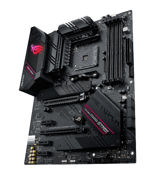 Материнская плата ASUS ROG STRIX B550-F GAMING WIFI II, AM4, AMD B550, 4xDDR4, 6xSATA, 2xM.2, 1xPCIe 3.0 x4, 1xPCIe 4.0 x16, 3xPCIe x1, 1xDP, 1xHDMI, 1x 2.5Gb LAN, 1xUSB-A 3.2 Gen 2, 2xUSB-A 3.2 Gen 1, 1xUSB-C 3.2 Gen 2, 5x3.5 мм, 7.1, ATX