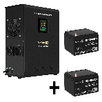 Комплект Источник бесперебойного питания EX295998RUS + батарея 26Aч EX282970RUS 2шт (инвертор, синус, для котла, настенный) ExeGate FineSine SX-1500.LCD.AVR.2SH <1500VA/1050W, чистая синусоида, цветной LCD-дисплей, AVR, 2*Schuko, линейно-интерактивный, крепление настенное/универсальное, черный> + батарея ExeGate DT 1226 (12В, 26А·ч) 2шт, фото10
