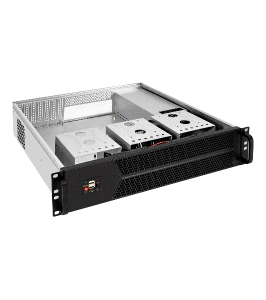 Серверный корпус ExeGate Pro 2U450-06 (RM 19', высота 2U, глубина 450, БП 2U-600ADS, 2*USB)