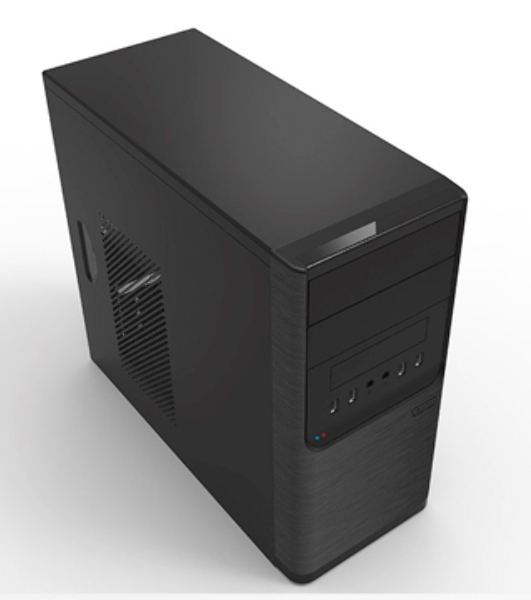 Компьютерный корпус InWin POWERMAN ES701BK USB 3.0 (Mini Tower, mATX, 450W PM-450ATX, USB 3.0x2, USBx2 + Audio, черный)