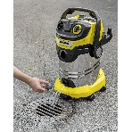 Строительный пылесос Karcher WD 6 P S V-30/6/22/T желтый, 1300 Вт, уборка сухая/сбор воды, пылесборник мешок/контейнер, 30 л, фото24
