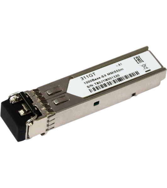 Трансивер D-Link 311GT/A1A SFP-трансивер с 1 портом 1000Base-SX для многомодового оптического кабеля (до 550 м)