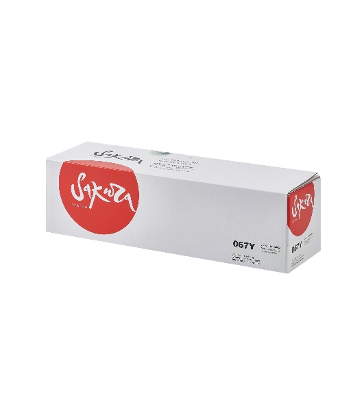 Картридж Sakura 067Y (5099C002) для Canon, желтый, 1300к.