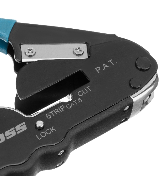 Клещи для обжима телефонных и компьютерных клемм Gross RJ45, 8P и RJ11/12, 6P, компакт., CAT5