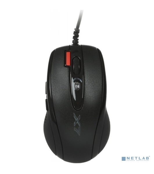 Мышь проводная A4Tech X-710BK черный, 2000 dpi, USB, кнопки - 7