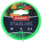 Леска для садовых триммеров Patriot Starline d=2.4мм L=15м (805201061), фото4