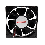 Вентилятор для корпуса Rexant RХ 12038MS 12 VDC черный, 120 мм, 2300 об/мин, 36 дБ, 2 pin, фото3