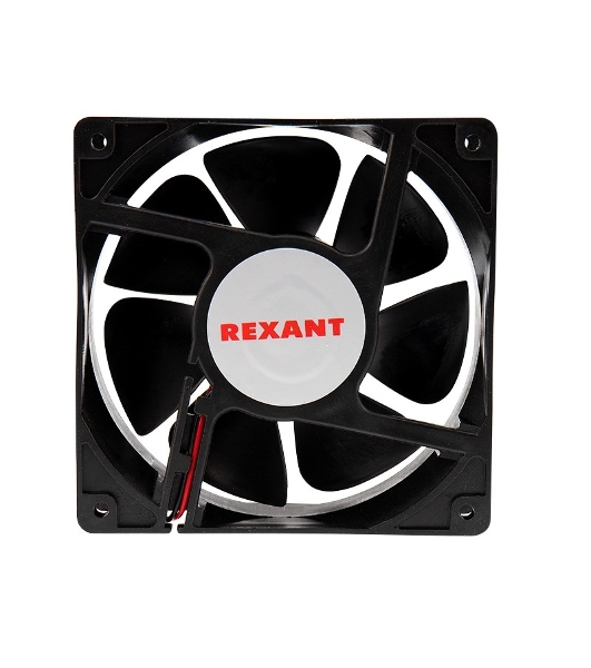 Вентилятор для корпуса Rexant RХ 12038MS 12 VDC черный, 120 мм, 2300 об/мин, 36 дБ, 2 pin