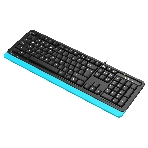 Клавиатура проводная A4Tech Fstyler FKS10, USB, черный/синий, фото7