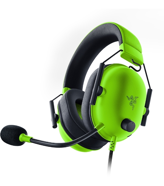 Гарнитура Razer Blackshark V2 X зеленый, проводная, 3.5 мм