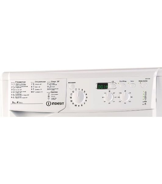 Стиральная машина Indesit IWSD 51051 CIS белый, загрузка фронтальная 5 кг, 1000 об/мин., класс: А