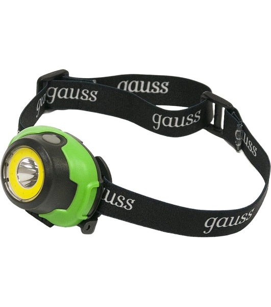 Фонарь налобный Gauss GFL303 4W 230lm 3xAAA LED 1/12/60