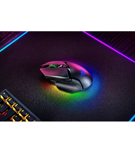 Мышь беспроводная/проводная Razer Basilisk V3 Pro 35K черный, 35000 dpi, радиоканал, Bluetooth, USB, кнопки - 11