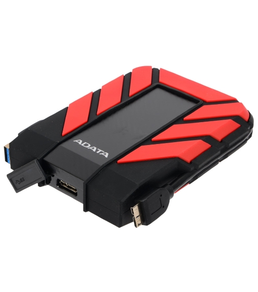 Внешний HDD 2.5' ADATA HD710P, 1TB, USB 3.2 Gen 1 Type-A, 5400 rpm, черный/красный
