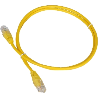 Патч-корд LANMASTER TWT-45-45-15-YL UTP RJ-45 вил.-вилка RJ-45 cat.5e 15м желтый ПВХ (уп.:1шт)