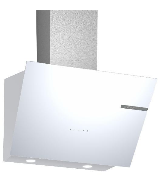 Вытяжка наклонная Bosch DWK66PJ20T белый, 60 см, 700 куб. м/ч, 71 дБ