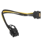 Кабель питания SATA Cablexpert CC-PCIE-SATA-20CM, PCIe 8pin/Sata 15pin, 20 см, пакет, фото3