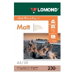 Фотобумага Lomond 0102069 A5/230г/м2/50л./белый матовое для струйной печати, фото 1
