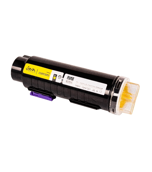 Картридж лазерный Sakura 106R03695 для Xerox Phaser 6510, WC 6515, желтый, 4300 к.