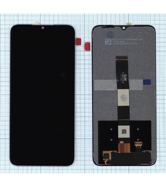 Дисплей для Xiaomi Redmi 9A, Redmi 9C, Redmi 10A черный