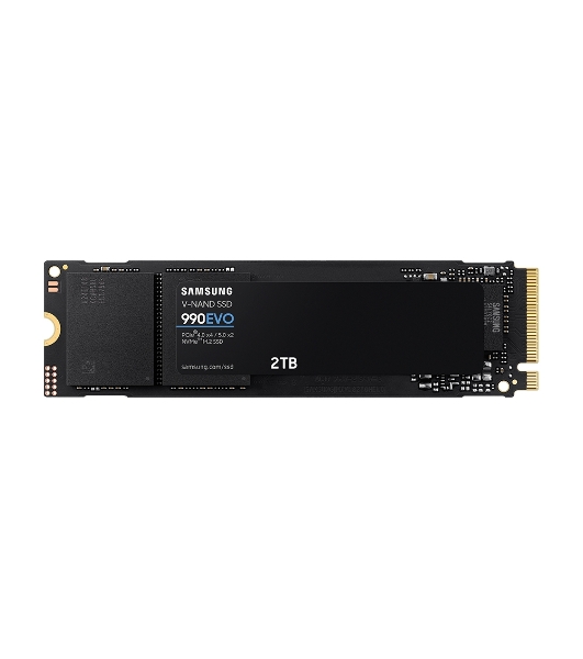 Накопитель SSD Samsung 990 EVO, 2000Gb, PCIe 4.0 x4, M.2 2280, NVMe, R/W 5000/4200