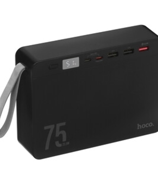 Внешний аккумулятор HOCO (6931474779175) J94 Overlord 22.5W fully compatible PB 75000mAh (черный)