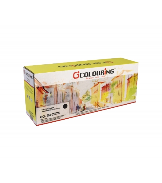 Картридж Colouring CG-TN-2375 черный (2600 стр.) для Brother DCP L2540DNR/L2560DWR/L2500DR/L2520DWR/MFC L2720DWR/L2700DWR/L2740DWR/L2700WR/HL L2365DWR/L2340DWR/L2360DNR/L2300DR