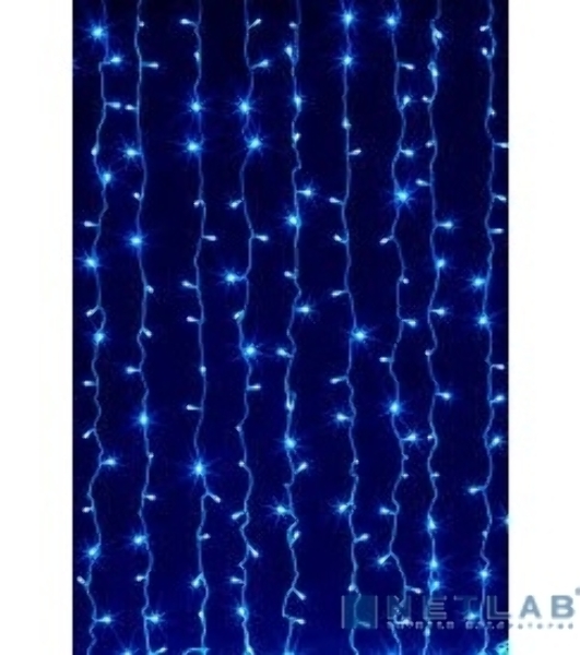 Гирлянда Neon-night 'Светодиодный Дождь' 2,5x2 м, свечение с динамикой, прозрачный провод, 230 В, диоды синие