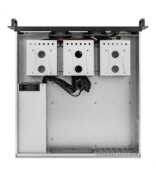 Серверный корпус ExeGate Pro 2U450-06 (RM 19', высота 2U, глубина 450, БП 2U-600ADS, 2*USB)