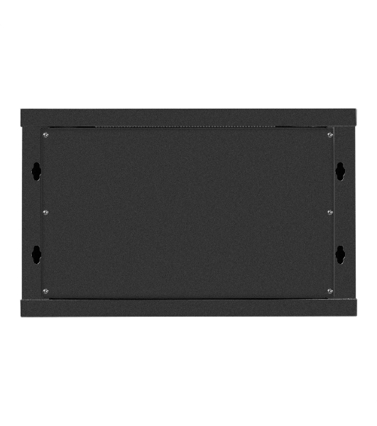 Шкаф телекоммуникационный 19' настенный 6U ExeGate EC-WM-6U.600.G.BLACK (19', 6U, 600x600x370 мм (ШхГхВ), передняя дверь закаленное стекло, съемные боковые панели, пыле- и влагозащита IP23, черный RAL 9004)