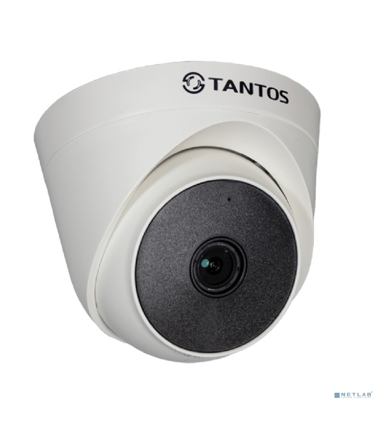 Внутренняя купольная мультиформатная 4 в1 видеокамера Tantos TSc-E2HDf (2.8) 'День/Ночь', 1/2.9' CMOS Sensor, разрешен. 2 Mp, 2Мп объектив f=2.8 мм. ИК подсветка до 20 метров, питание DC12 В, 97 x 77