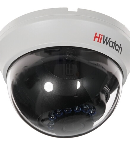 Внутренняя купольная 5Мп HD-TVI камера с ИК-подсветкой до 20м DS-T591(C) (3.6 мм)