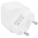 Сетевое зарядное устройство PERFEO с двумя разъемами USB-A+TYPE-C, 20W, серый, фото3