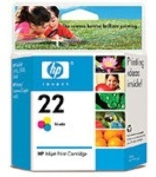 Картридж струйный HP 22 C9352AE многоцветный для HP DJ 3920/3940/PSC 1410 (165стр.)