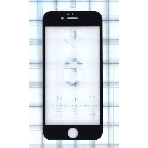 Защитное стекло 4D для Apple iPhone 6/6S черный, фото 1