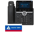 IP-телефон Flat-Phone B10: 20 SIP-аккаунтов, 2 порта 10/100/1000BASE-T (RJ-45), ЖК-дисплей, PoE, адаптер питания 220В, ТОРП, фото5