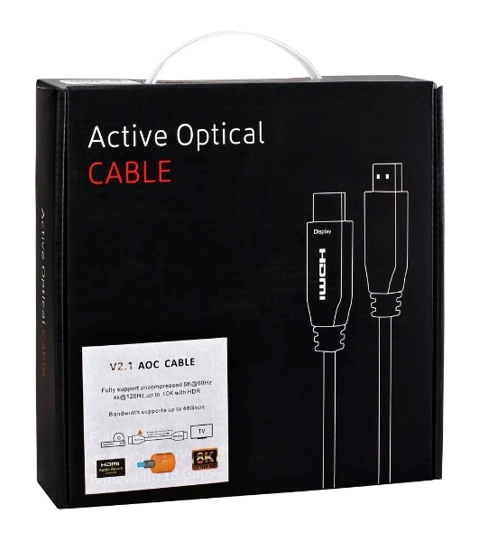 Активный оптический кабель HDMI 19M/M,ver. 2.1, 8K@60 Hz 20m Telecom TCG2120-20M