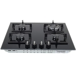 Газовая варочная панель Bosch PPH6A6I40O 5.8x59x52 см, WOK, закаленное стекло, независимая, черная, фото3