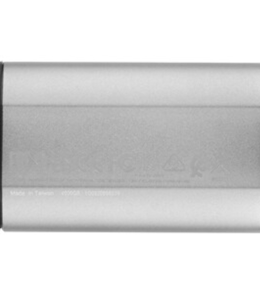 Внешний SSD ADATA SD810, 4Tb, USB 3.2 Gen 2x2 Type-C, R/W 2000/2000, серебристый